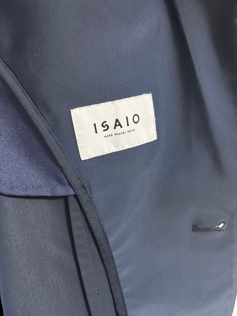 【12/4〆スカイブルー 】ISAIOネイビー スーツ Xサイズ上下セット