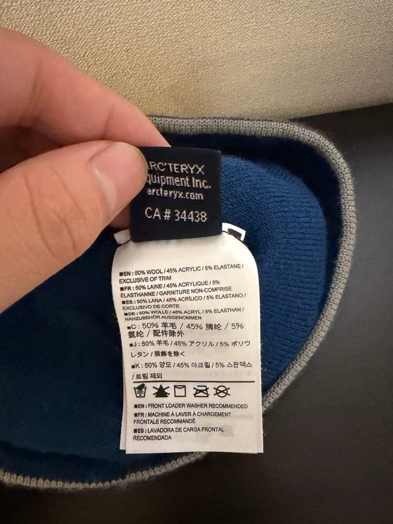 アークテリクス　ビーニー　アーガイル　ヴィンテージ　激レア　タグ付き