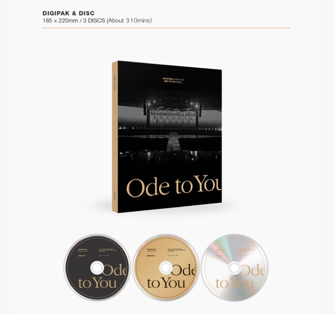 SEVENTEEN ODE TO YOU DVD ソウルコン オドコン セブチ
