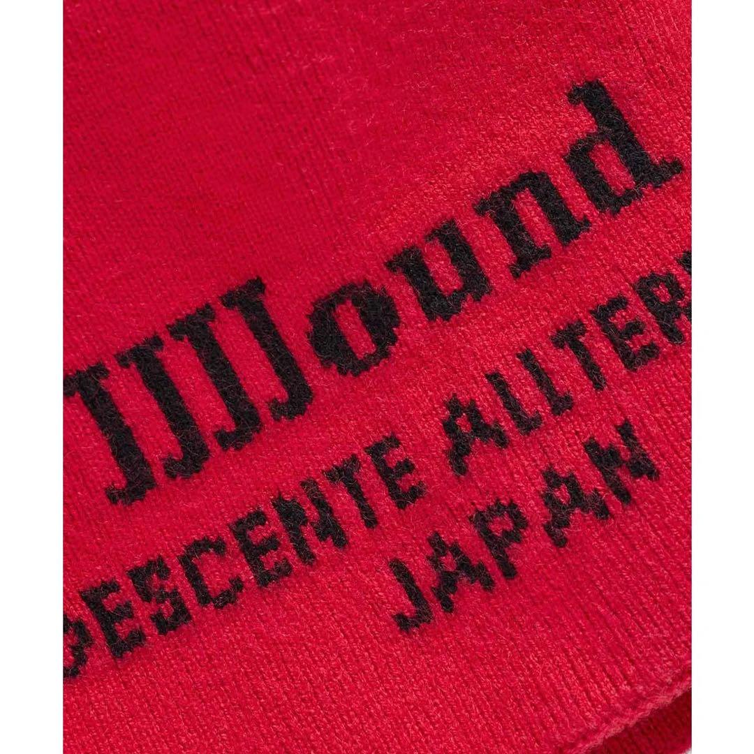 descente × jjjjound allterrain ビーニー レッド