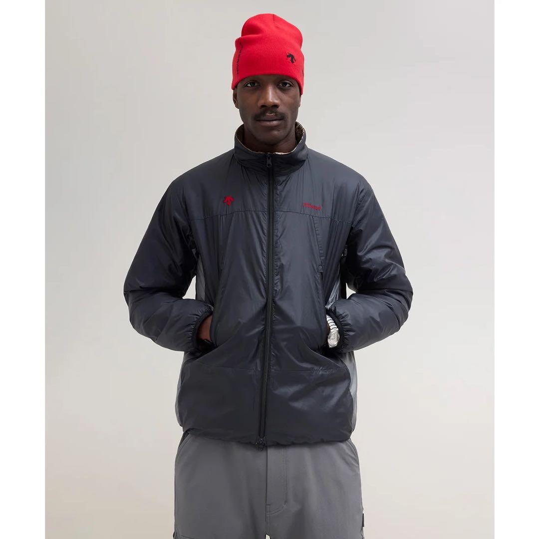 descente × jjjjound allterrain ビーニー レッド