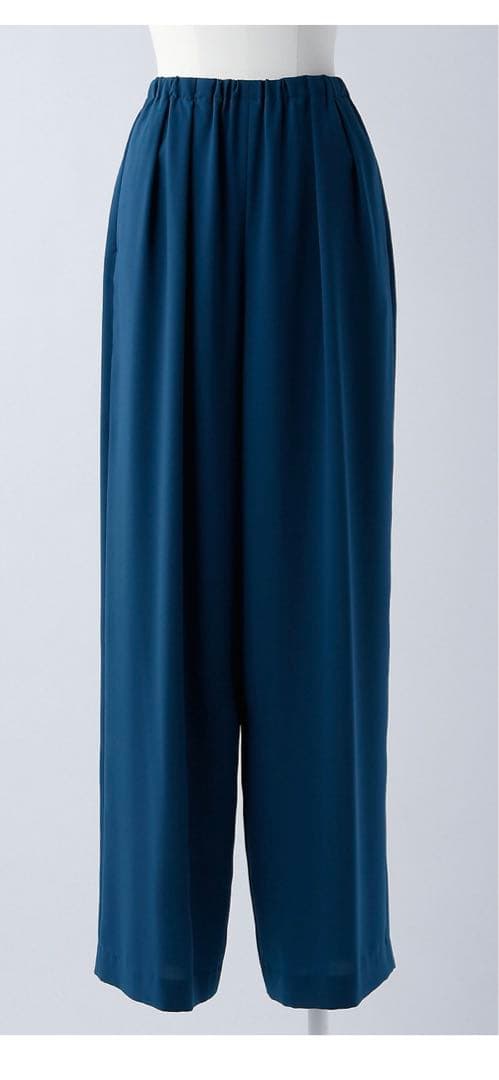 【cres】エンフォルド　RELAX ELASTIC ワイド トラウザーズ