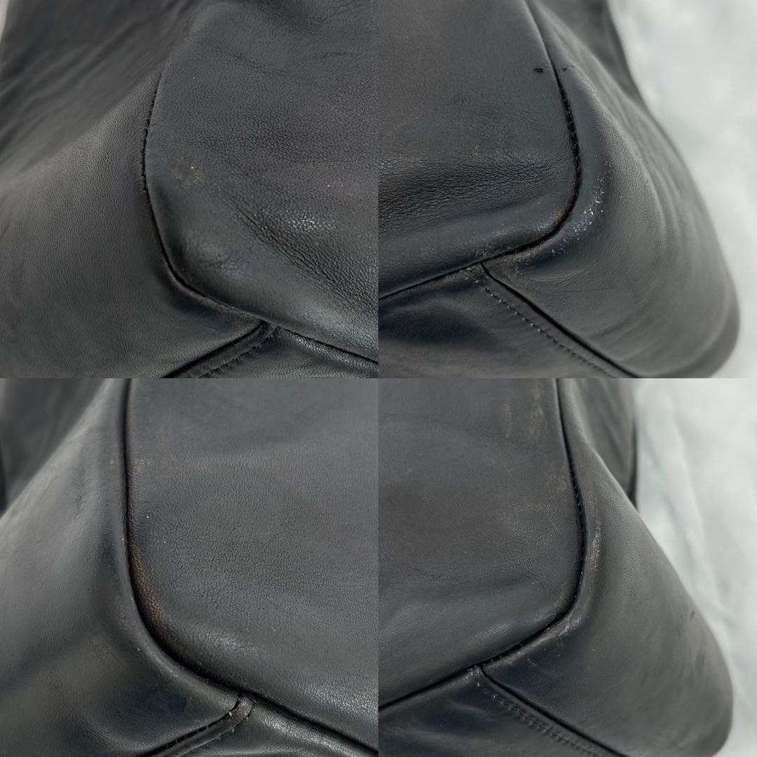 【美品】オールドコーチ 4129 トートバッグ レザー A4可 黒 肩掛け