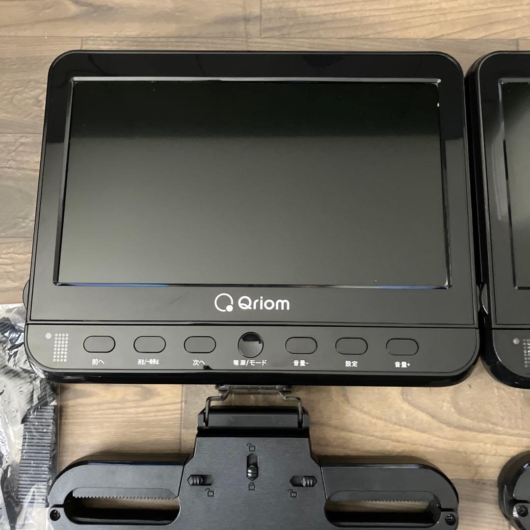 山善 DVDプレーヤー ヘッドレストモニター 10.1インチ　2台セット