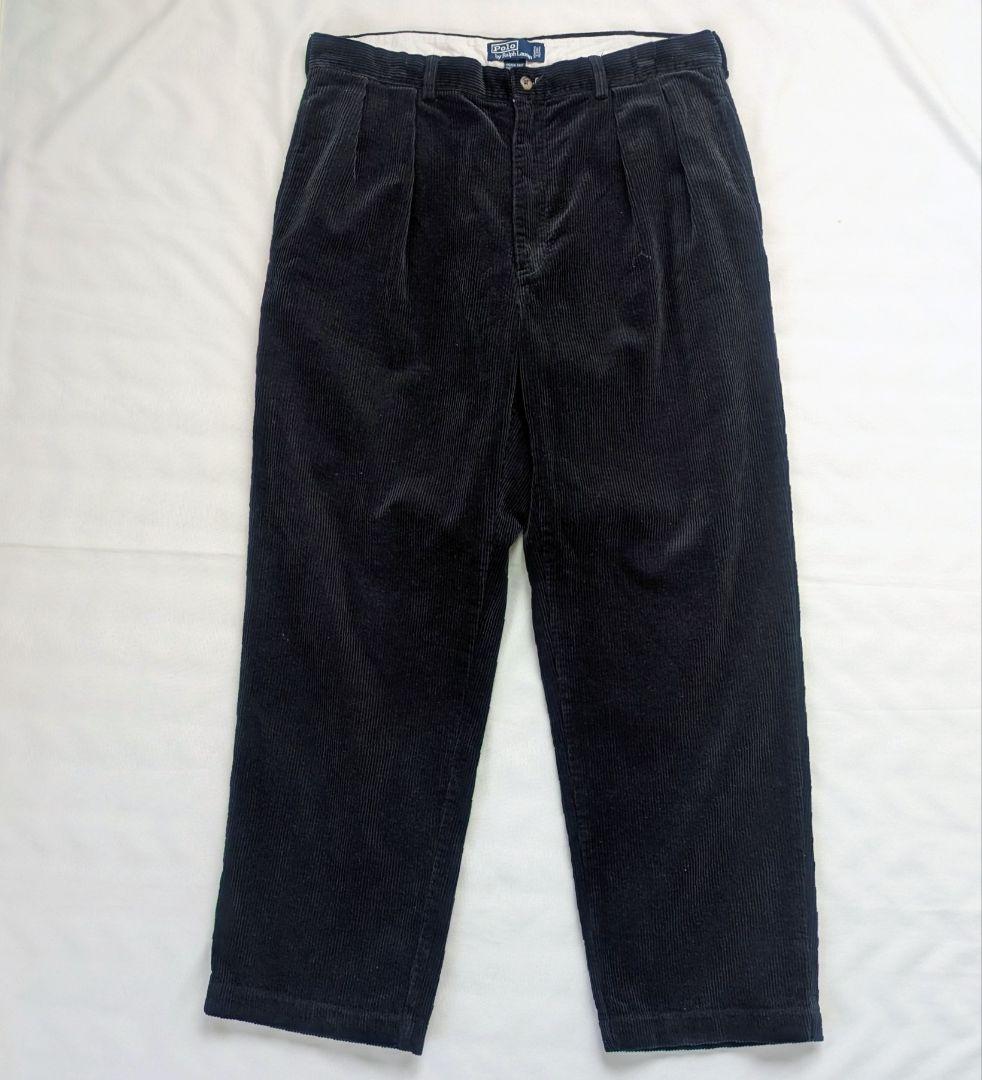 ポロ ラルフローレン　コーデュロイパンツ　黒　w38　コーズ　ANDREW
