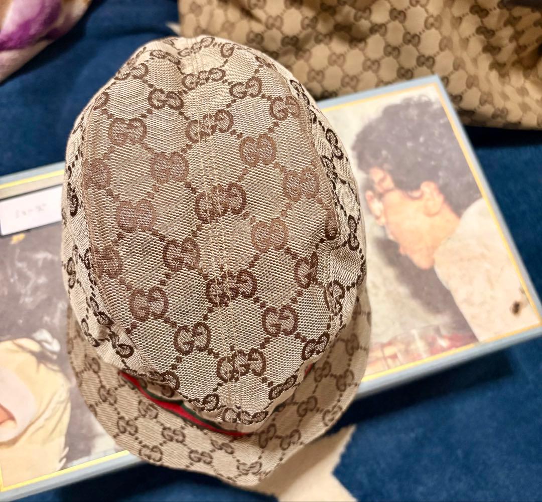 Gucci バケットハット GGパターン