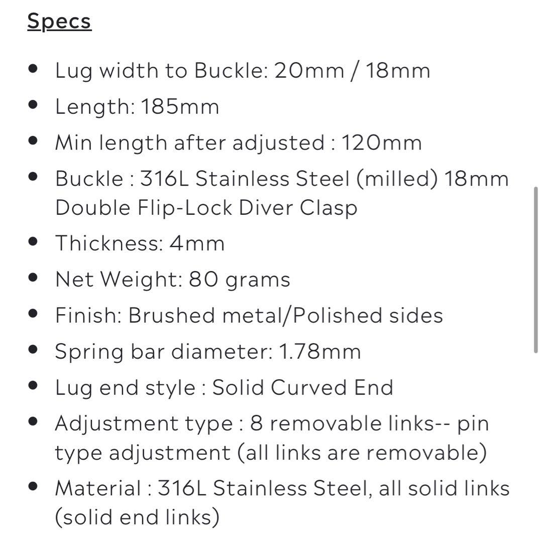 Seiko SARB017 ビーズオブライスブレスレット