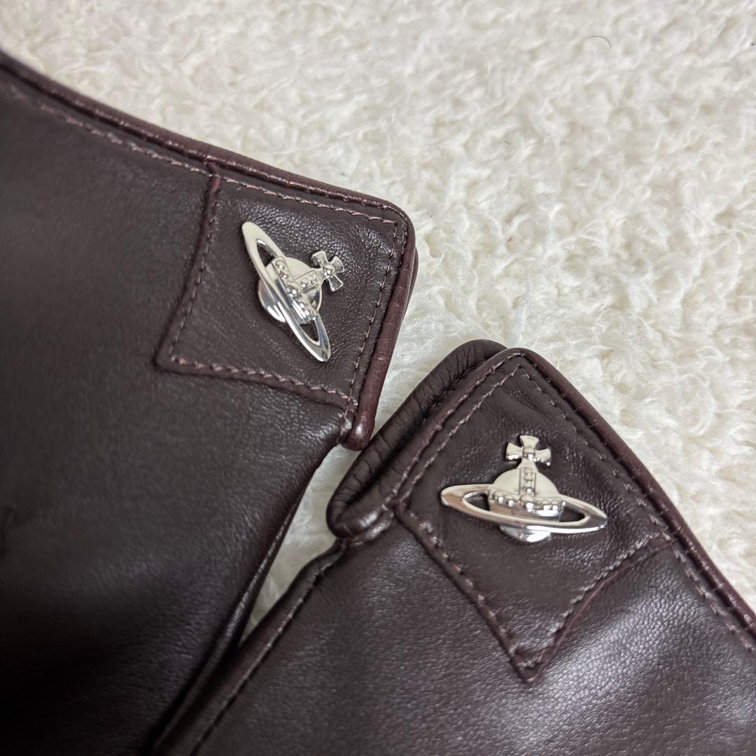 【美品】ヴィヴィアン・ウエストウッド　ブラウンシープスキン手袋