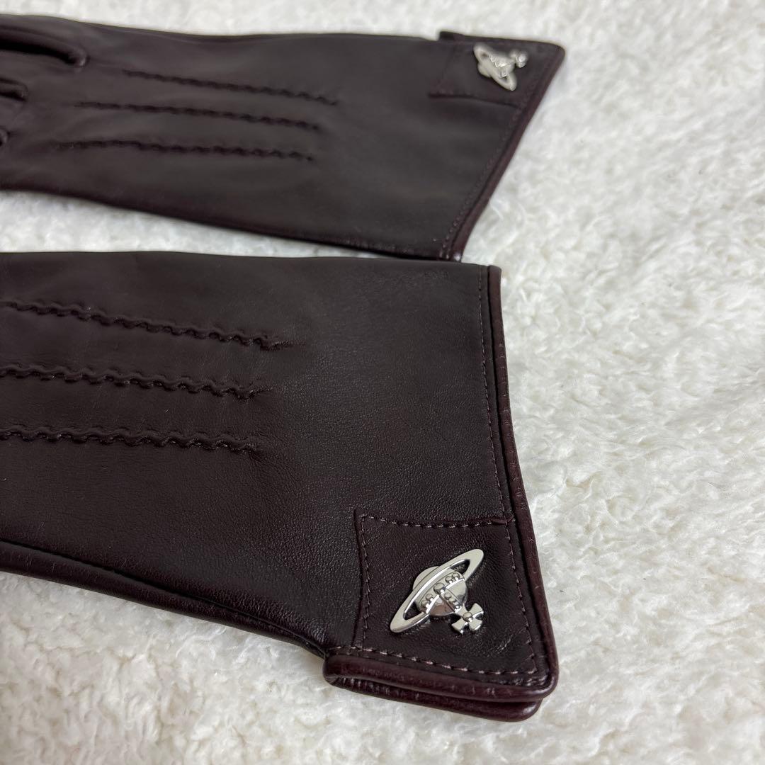 【美品】ヴィヴィアン・ウエストウッド　ブラウンシープスキン手袋