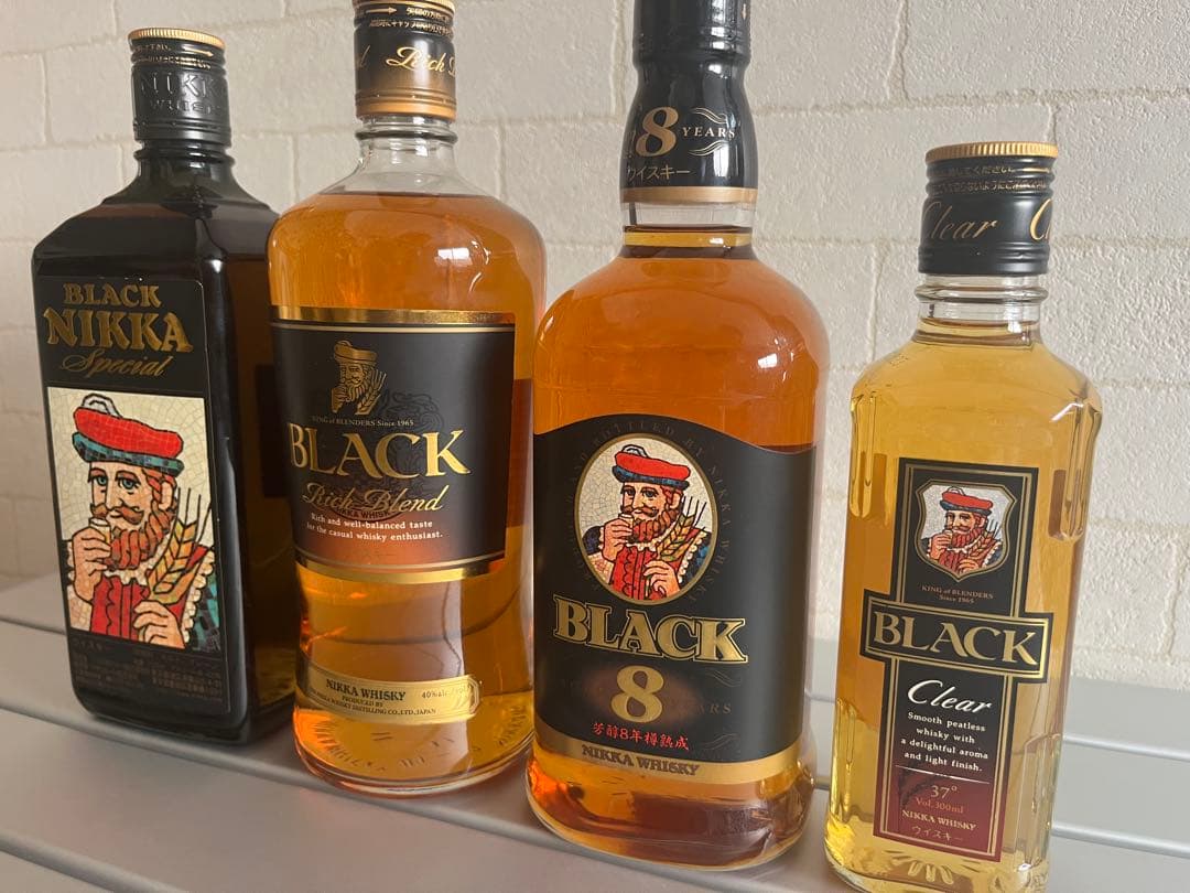 ぽ*と様 ニッカウィスキー　ブラックニッカ　まとめ売り　4本