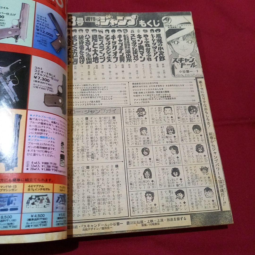 【当時物美品】週刊 少年 ジャンプ 1983年3号 漫画 アニメ