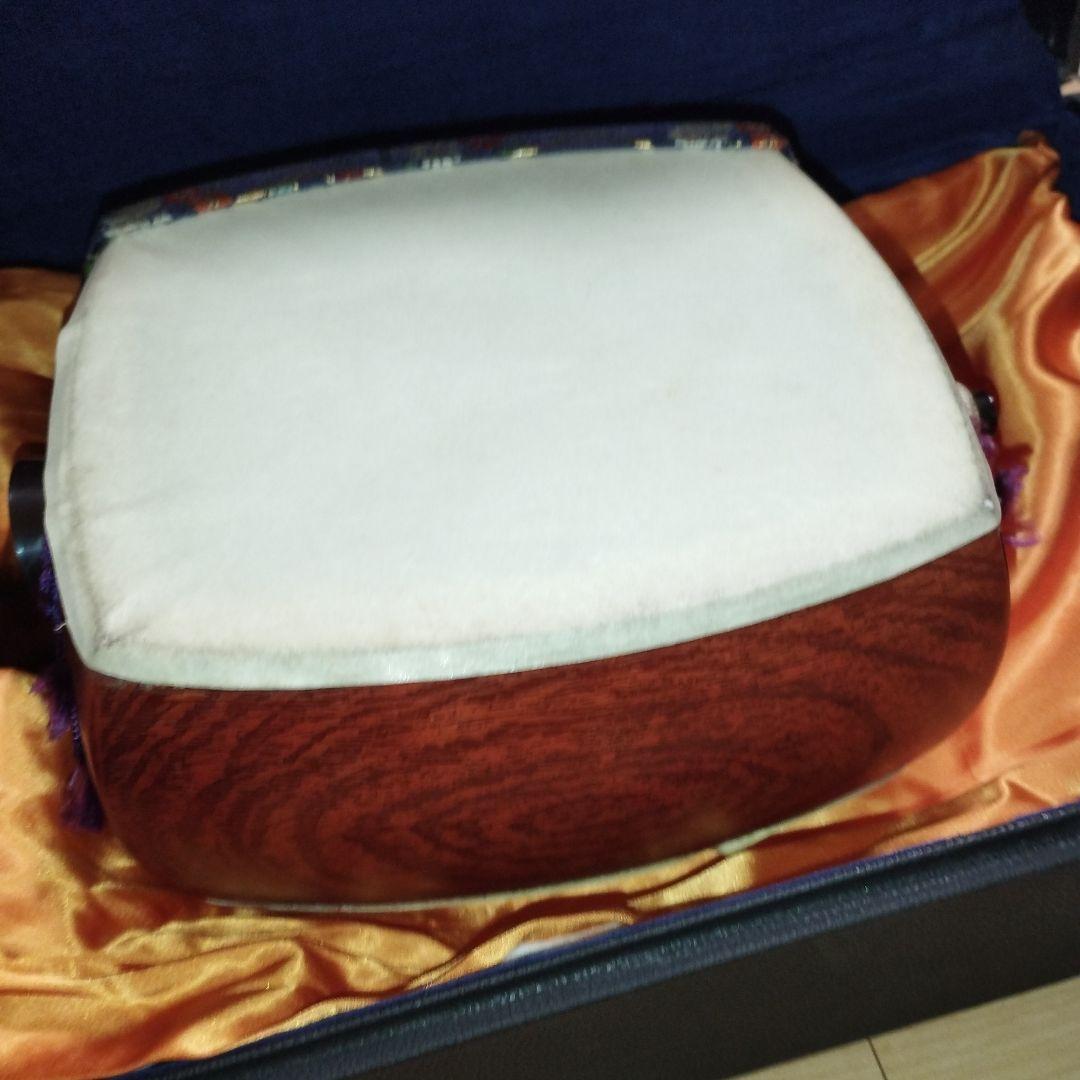 三味線　中棹　ケースや糸付き　民謡　楽器　和楽器　送料無料