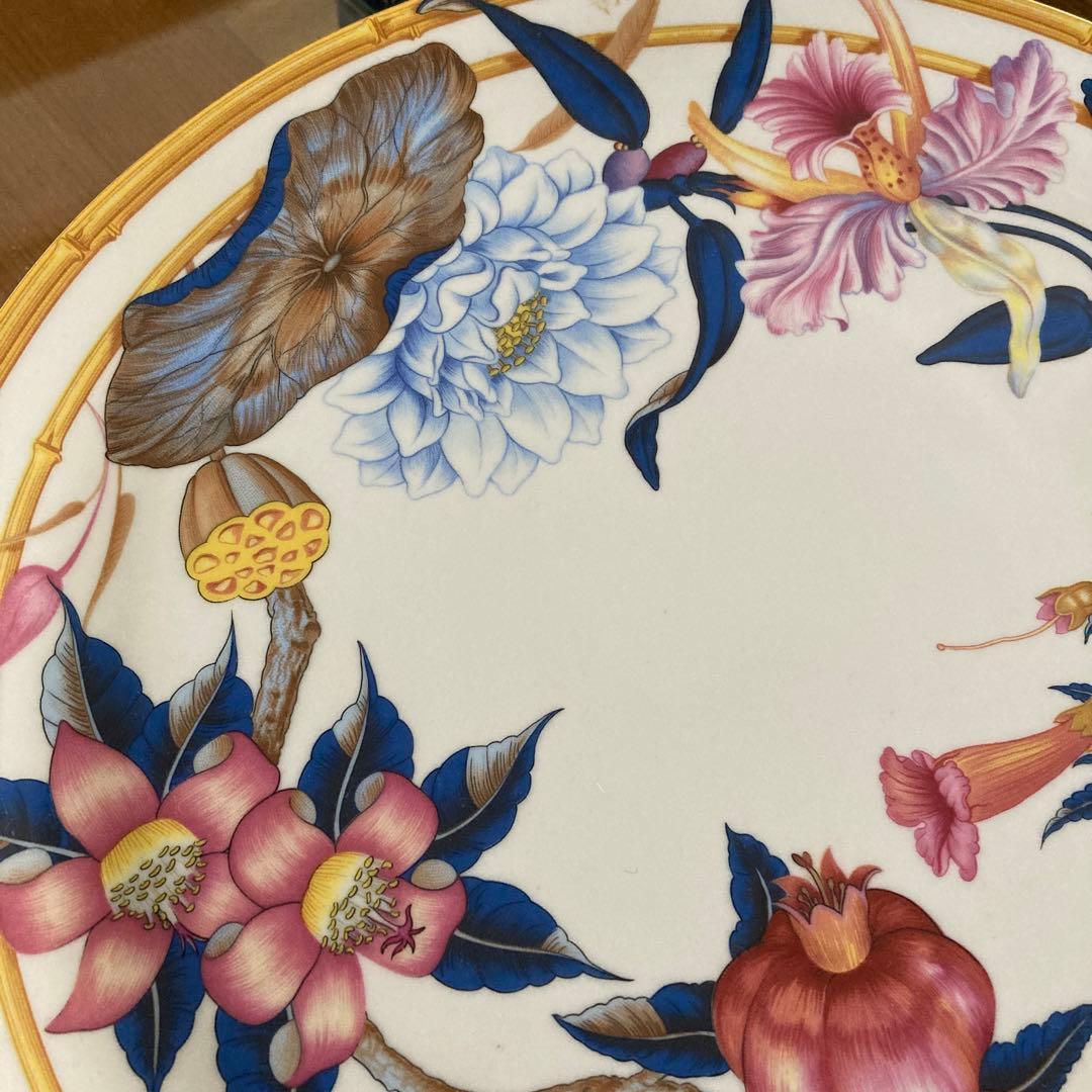 磁器ドパリ　オーロレトロピカルヴィンテージプレート