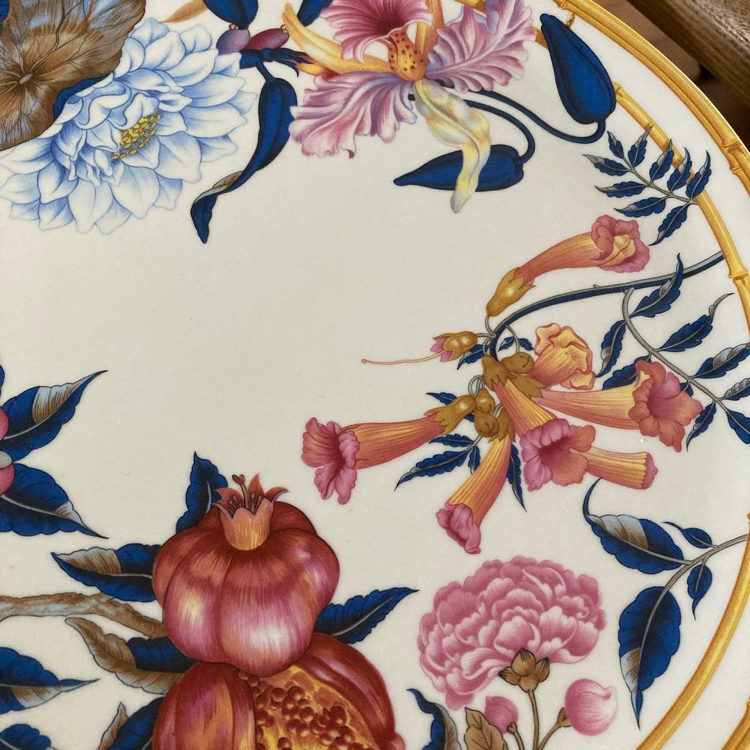 磁器ドパリ　オーロレトロピカルヴィンテージプレート