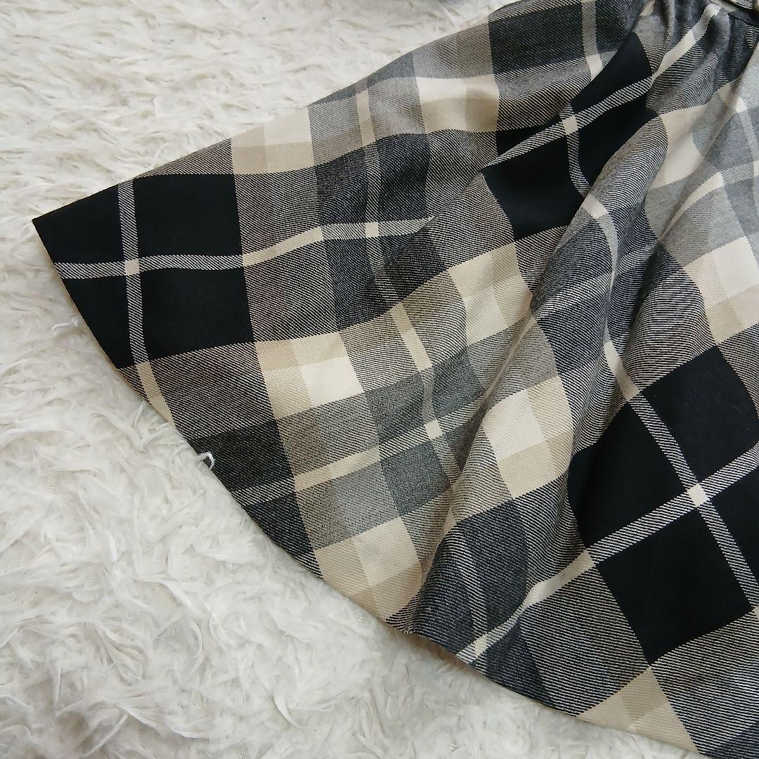 【美品BURBERRY BLUE LABEL】ノバチェックベルト付ワンピース