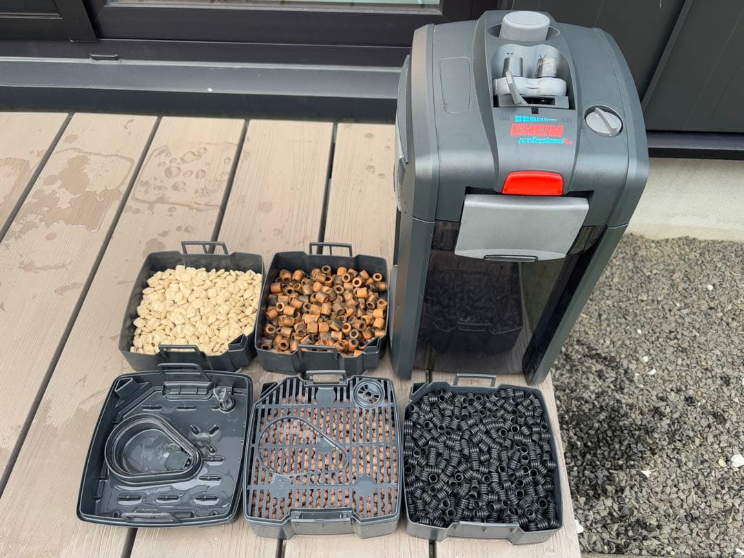 EHEIM プロフェッショナル4+ 2275 50Hz 外部フィルター ろ材付き