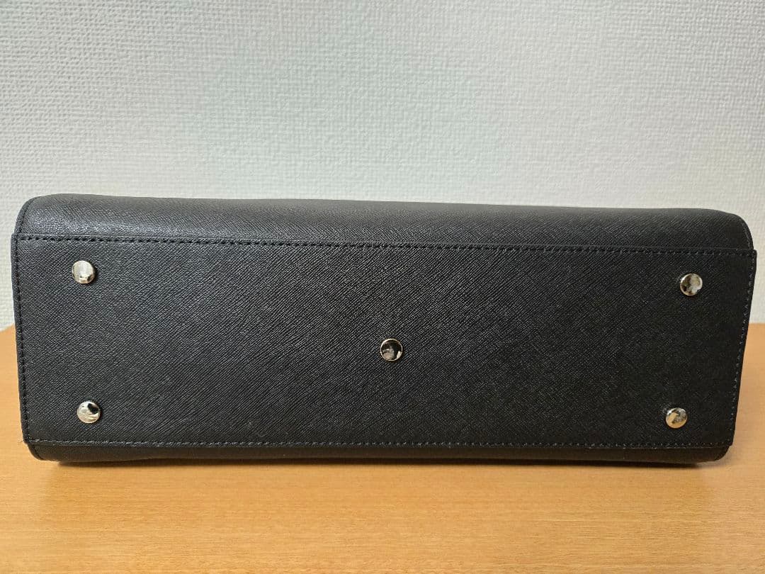 agnes b. アニエスベー　レザートートバッグ　A4クリアホルダー　ビジネス