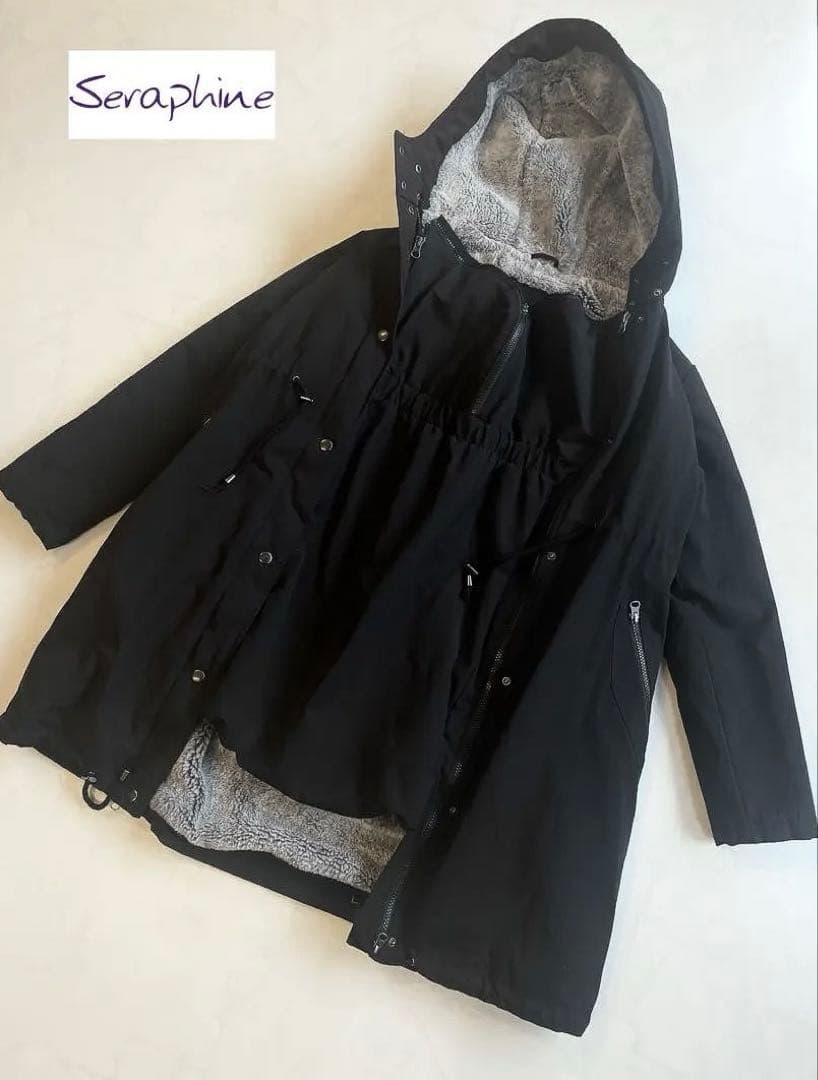 Seraphine セラフィン 抱っこ紐対応 モッズコート ママコート