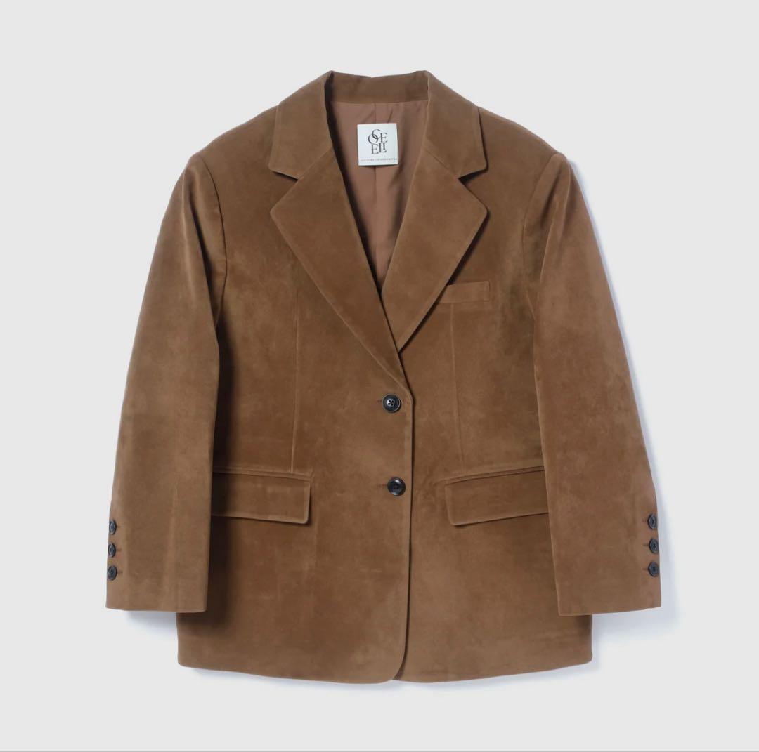 searoomlynn✳︎collab スエードライクオーバージャケット