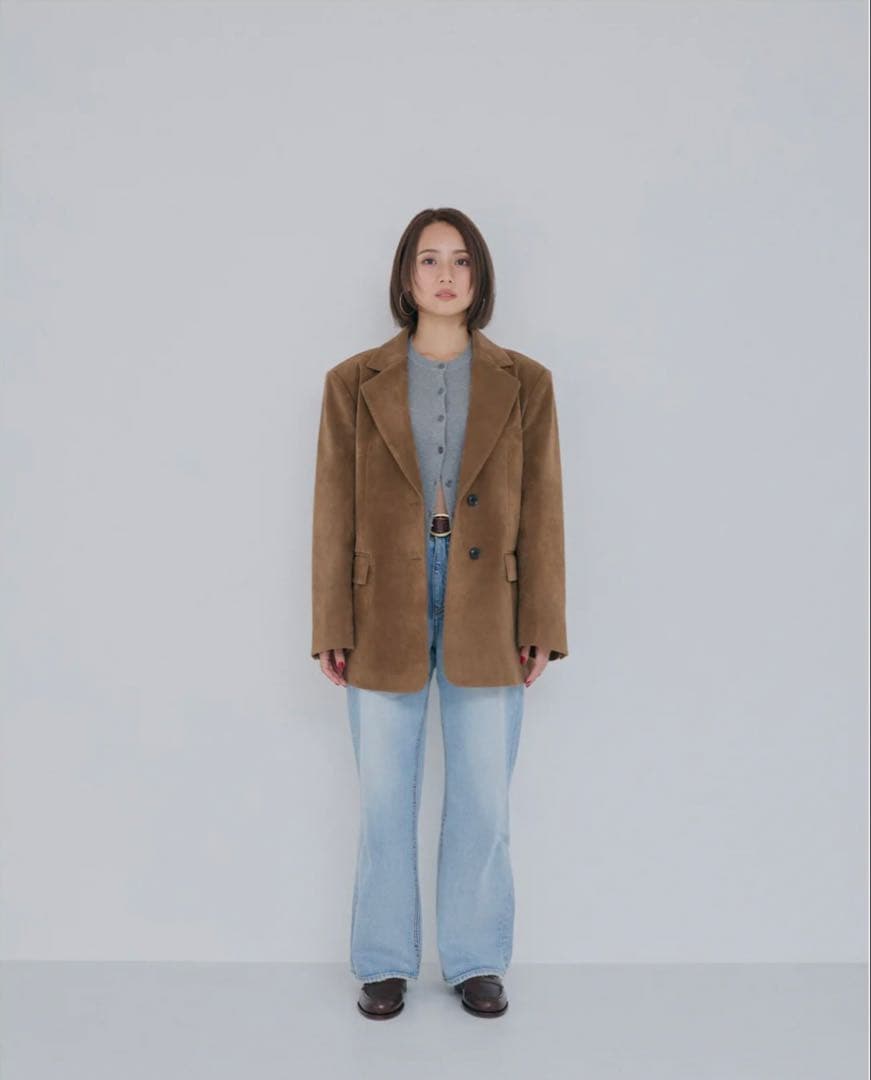 searoomlynn✳︎collab スエードライクオーバージャケット