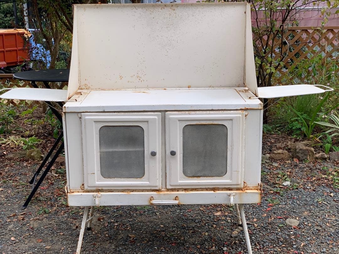 france ヴィンテージ 折り畳みラック キャンプ キャビネット