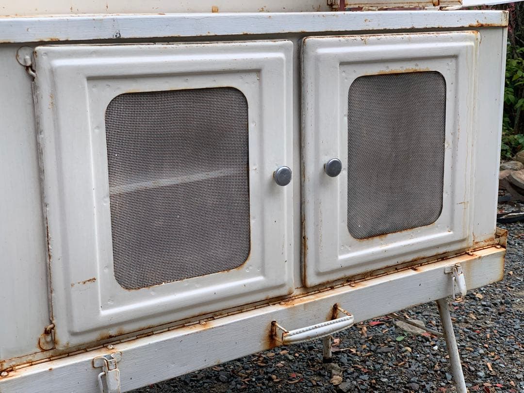 france ヴィンテージ 折り畳みラック キャンプ キャビネット