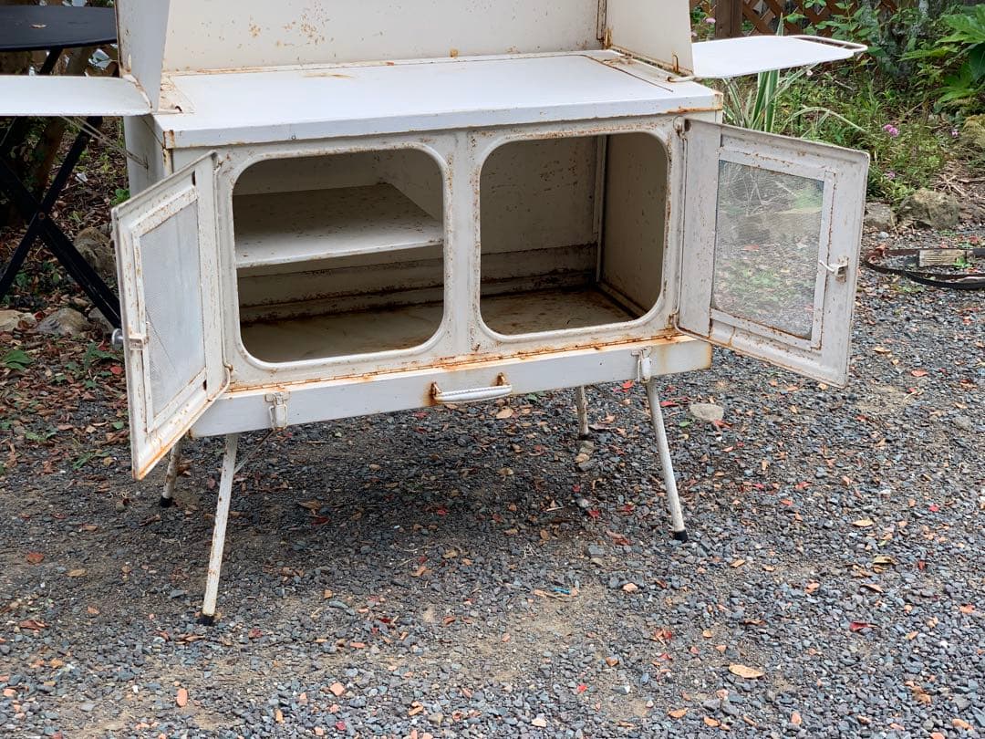 france ヴィンテージ 折り畳みラック キャンプ キャビネット