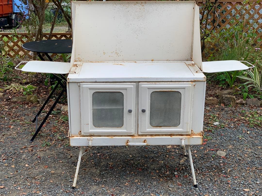 france ヴィンテージ 折り畳みラック キャンプ キャビネット