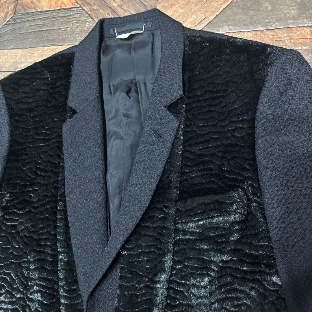 年末特価‼️コムデギャルソンオムプリュス テーラードジャケット ベルベット