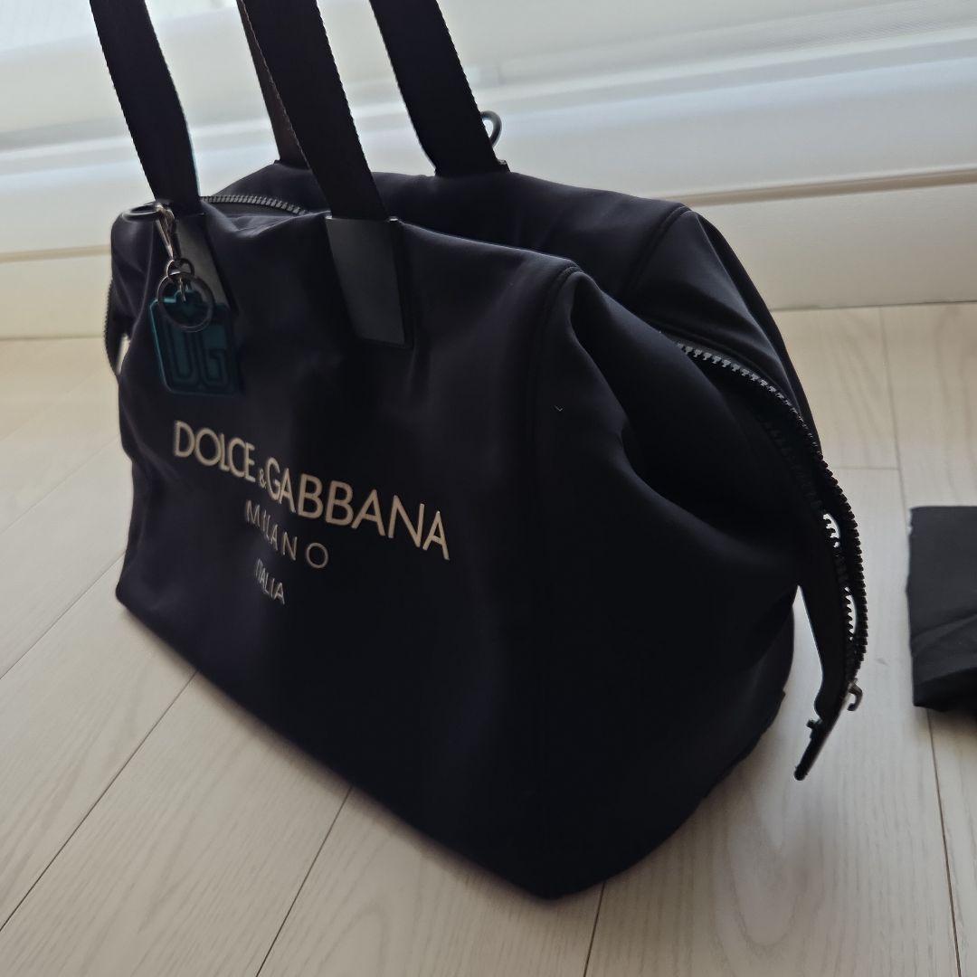 DOLCE & GABBANA ボストンバッグ 黒 パレルモ テクニコ