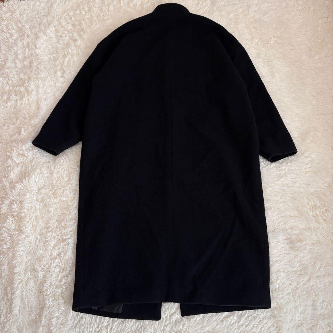 【2024年モデル】mizuiroind ウールブレンドスタンドカラーコート