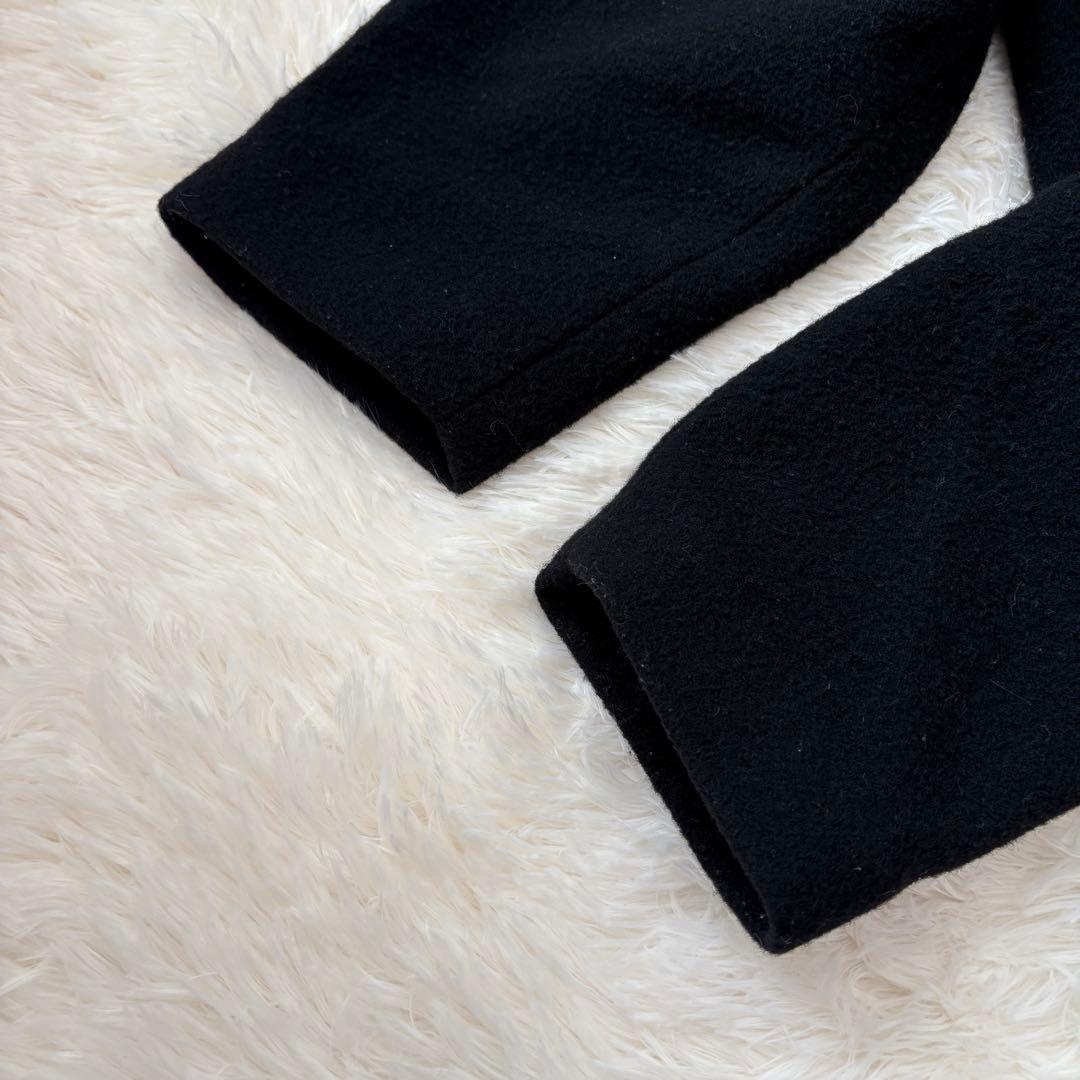 【2024年モデル】mizuiroind ウールブレンドスタンドカラーコート