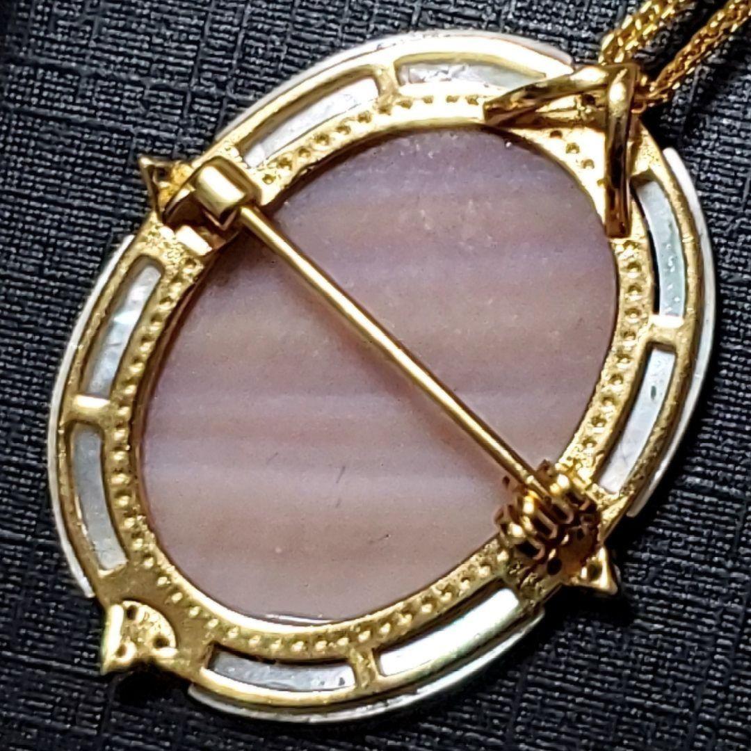 ぐれにゃん出品です おまとめ3点 瑪瑙カメオ シェルカメオ 淡水パール