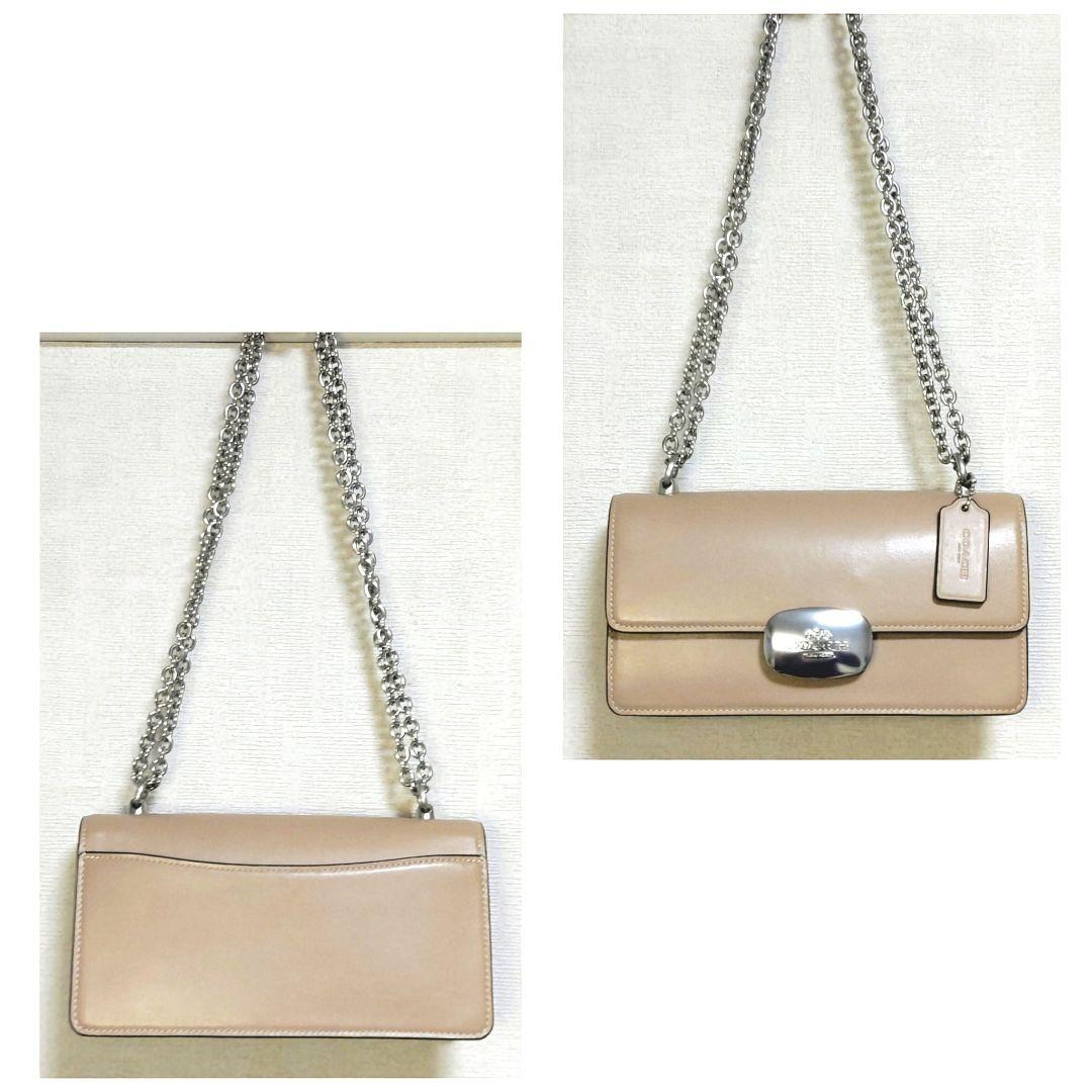 ☆COACH/コーチ☆チェーンショルダー☆オールレザー☆