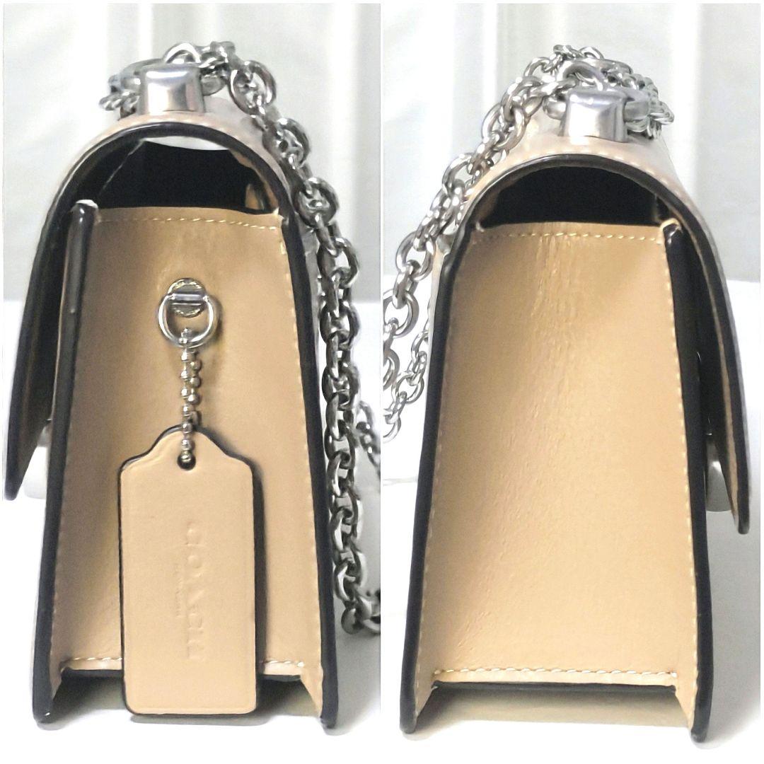 ☆COACH/コーチ☆チェーンショルダー☆オールレザー☆