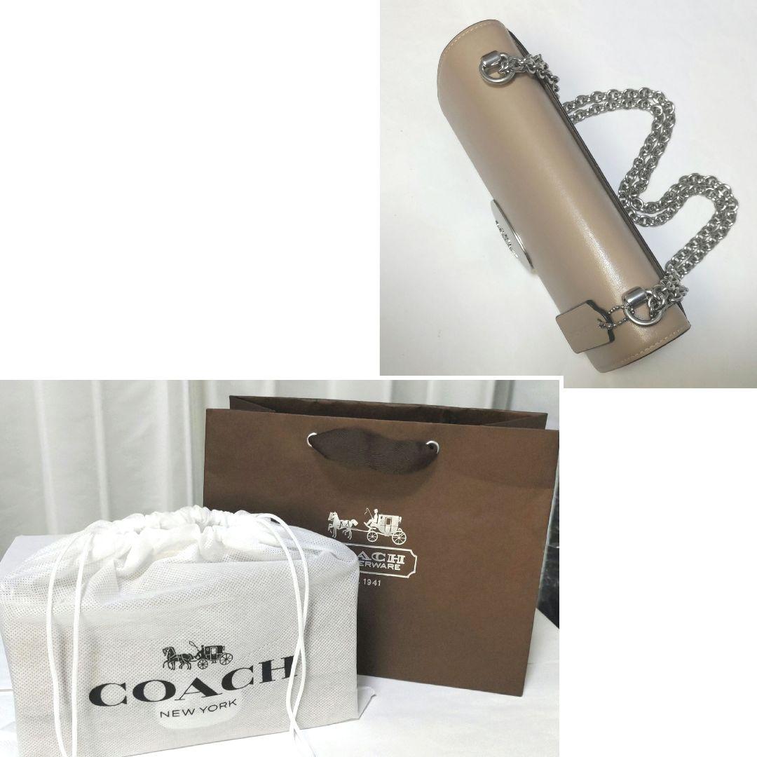 ☆COACH/コーチ☆チェーンショルダー☆オールレザー☆