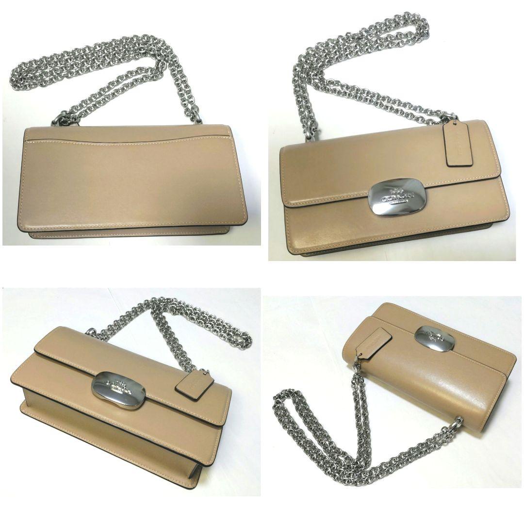 ☆COACH/コーチ☆チェーンショルダー☆オールレザー☆
