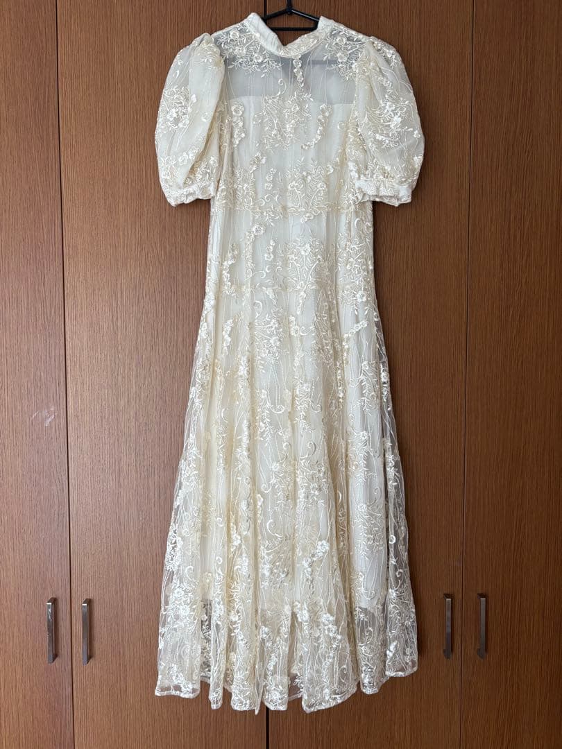 ワンピース Acka. lace flare dress