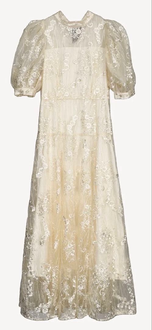 ワンピース Acka. lace flare dress