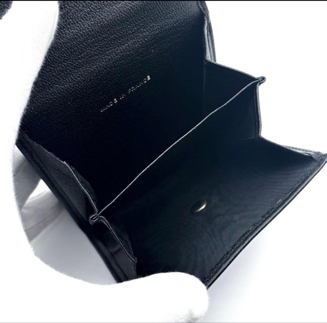 CHANEL ブラック 三つ折り財布 7969624