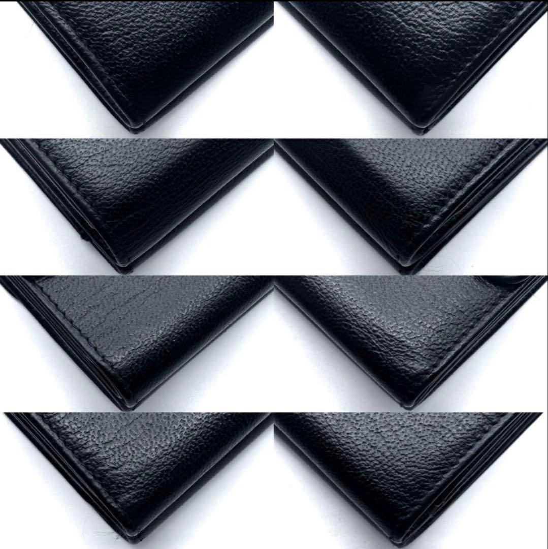 CHANEL ブラック 三つ折り財布 7969624