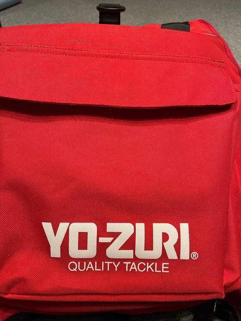 YO-ZURI フィッシングベスト レッド