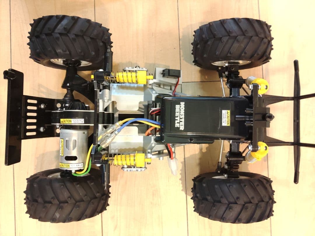 モンスタービートル　サンドベージュ塗装 タミヤ　ラジコン(プロポセット　箱付)