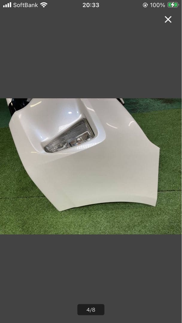 30プリウス　後期純正バンパー　フォグレスロアグリル