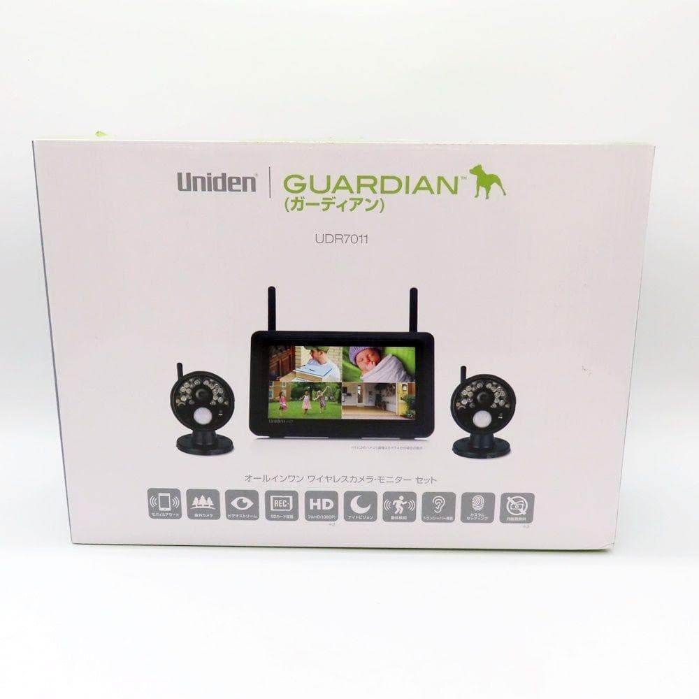 Uniden UDR7011 ワイヤレス 防犯カメラ モニターセット　ワイヤレス