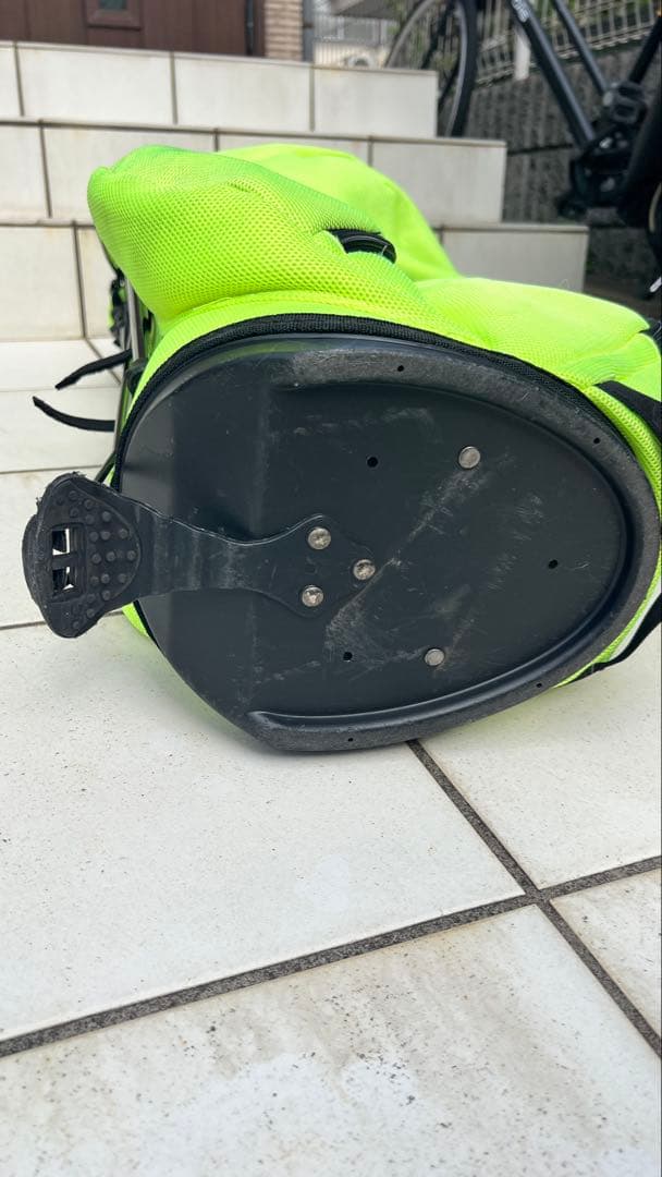 サイコバニー Psychobunny キャディバッグ 蛍光グリーン スタンド付き