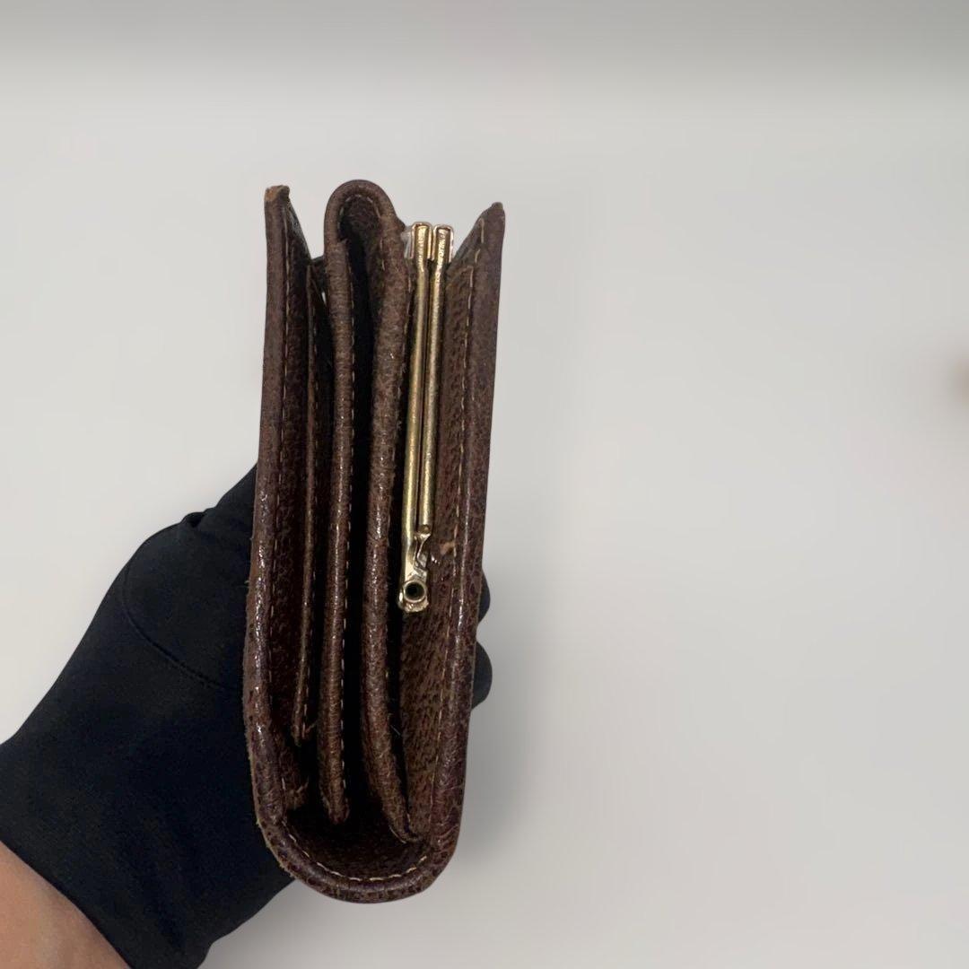 GUCCI GGモノグラム 二つ折り財布