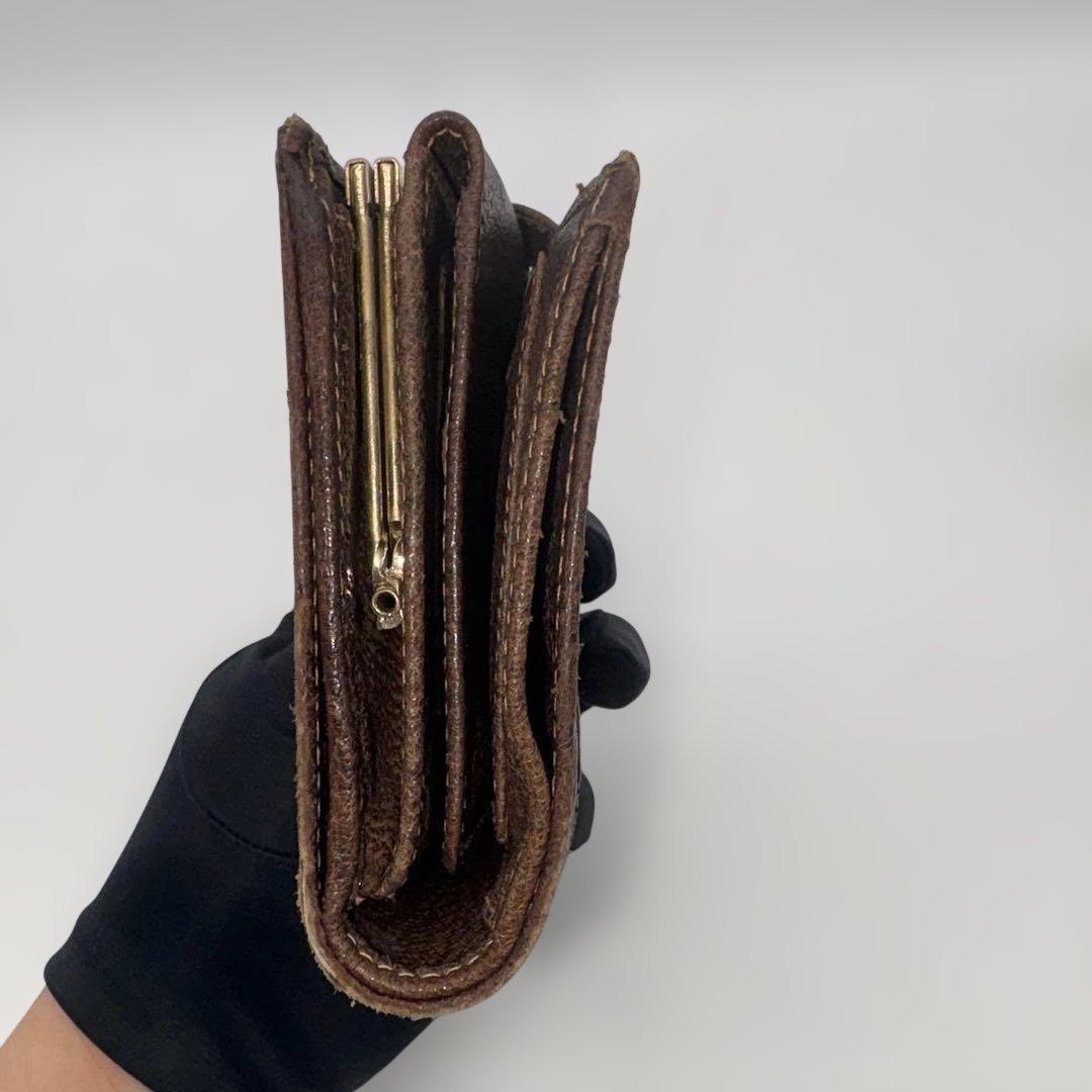 GUCCI GGモノグラム 二つ折り財布