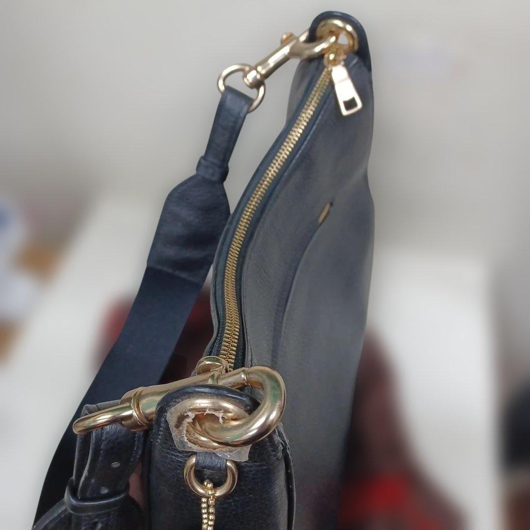 【COACH】2way ショルダーバッグ 馬車ロゴ