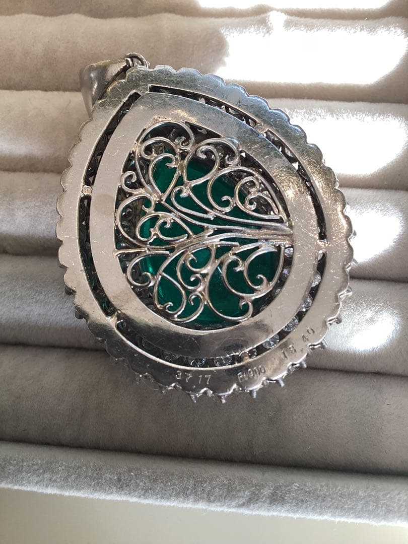 SHAWN❣️ 合成エメラルドコロンビアタイプ　バングル